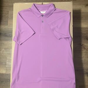 Men’s performance material polo